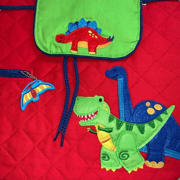 NEW Toddler Boy's Dinosaur Backpack Quilted Bag - Picture 4 of 8